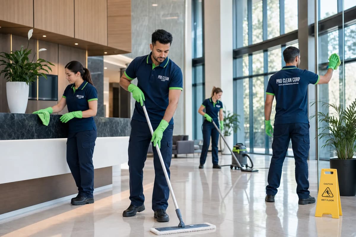 Professional commercial cleaning services Sydney NSW - Large commercial facility cleaning