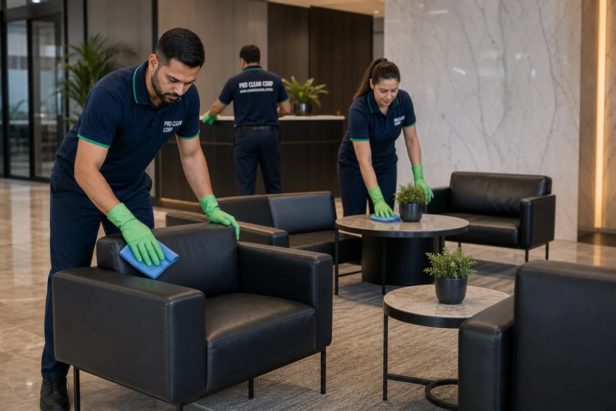 Professional office cleaning services Sydney NSW - Clean modern office workspace