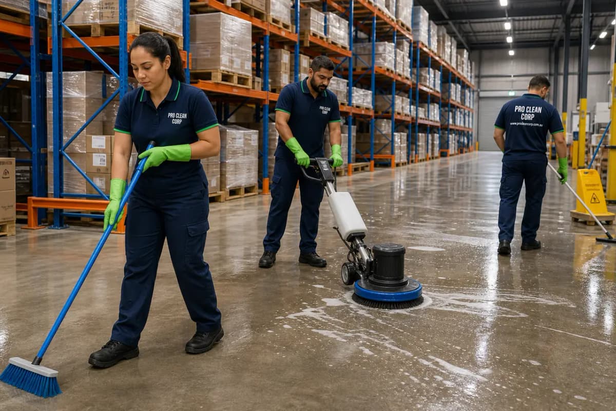 Professional warehouse cleaning services Sydney NSW - Industrial facility cleaning