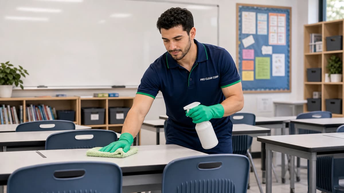School cleaning services Sydney education facility